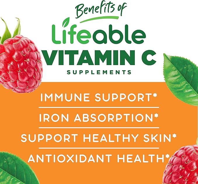Lifeable Vitamin C 90 Gummies (1050 mg)