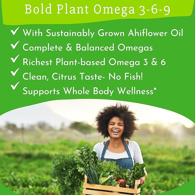 Plant Omega 3-6-9, with Ahiflower Oil, 3, Complete 4 oz
