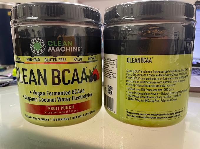 Clean BCAA - 2:1:1 Food Sourced 30 Servings (30, Fruit