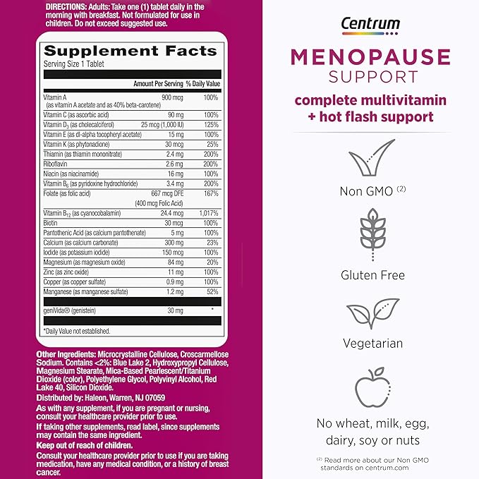 Centrum Complete Multivitamin Supplement + Hot 30 Count