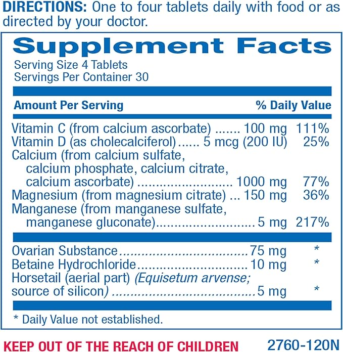 Anabolic Laboratories Osteo Plex for Women 120 Tablets D3, Vitamin D3 and