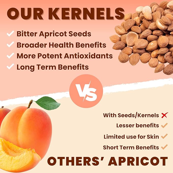 Organic Apricot Seeds Extract 500mg - 500mg 120 120 caps
