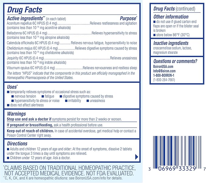 Boiron SleepCalm Tablets Sleep Aid 120 Count