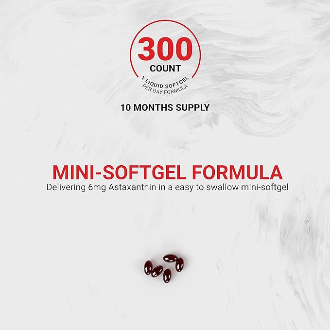 Naturalis New Zealand Astaxanthin 300 Mini-Softgels