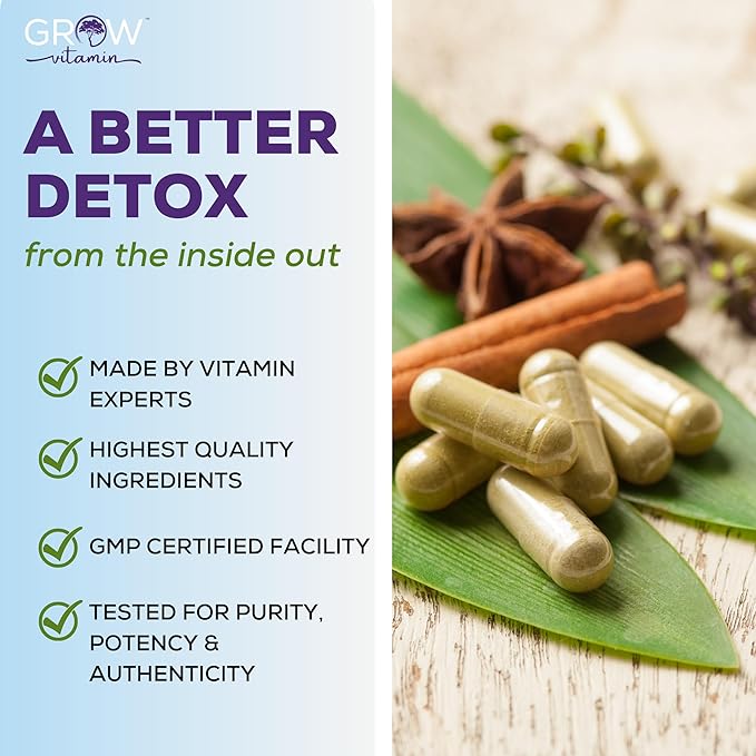 grow vitamin Liver Cleanse Detox Capsules 60 Capsules