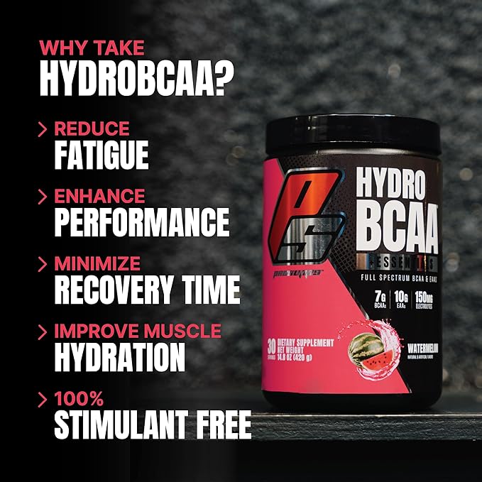 PROSUPPS HydroBCAA BCAA/EAA Full Spectrum Matrix, 7g BCAAs, 3g EAAS, 0g Sugar, 0g Carbs 30 servings)