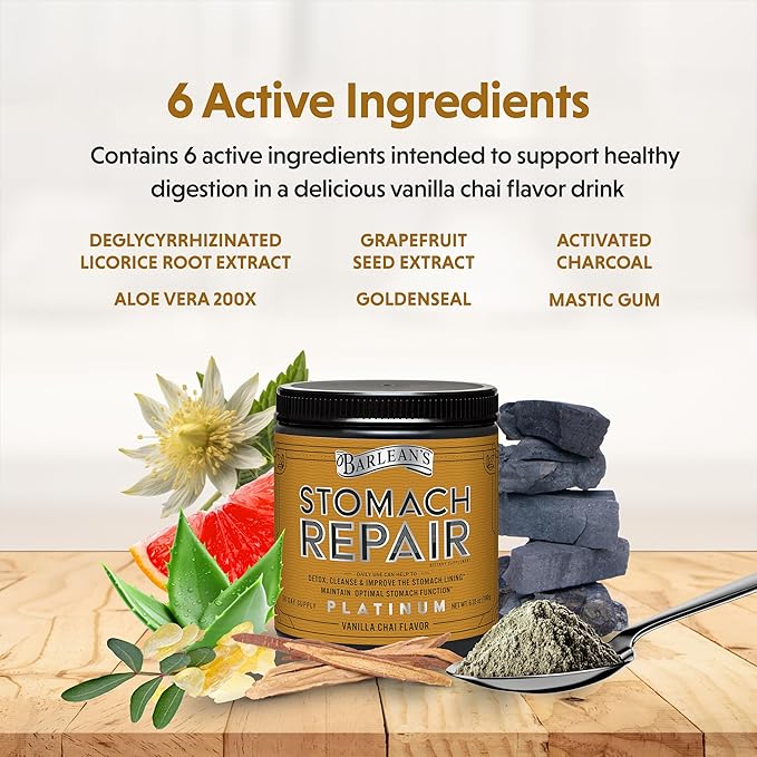 Barlean's Stomach Repair Gut Health Powder 6.35 oz