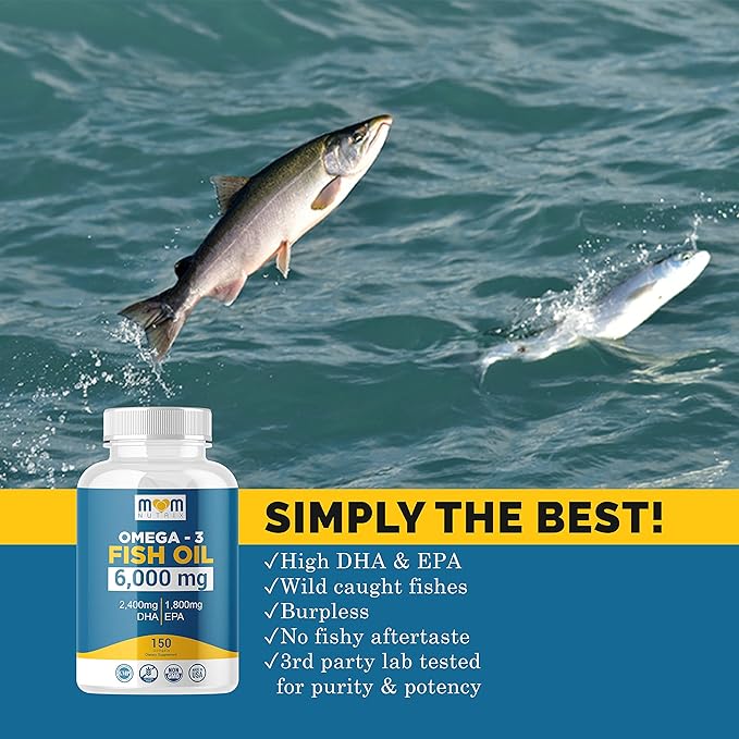 Omega 3 Fish Oil 6000 Mg 150 Softgels