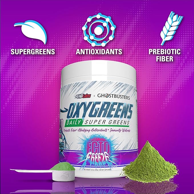 EHP Labs x Ghostbusters OxyGreens Super 30 Serves