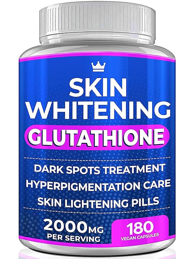 Glutathione Whitening Pills 180 Capsules 2000mg Glutathione