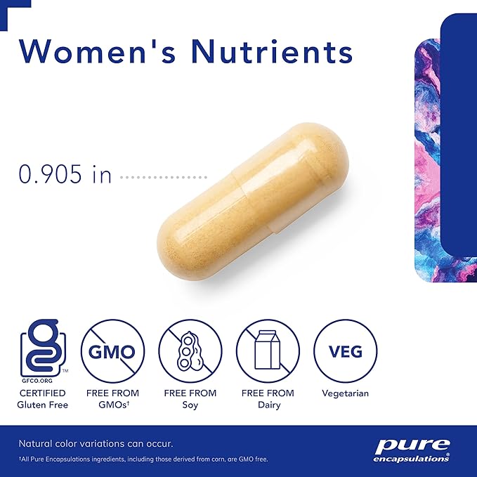Pure Encapsulations Women's Nutrients 40 to 360 Capsules
