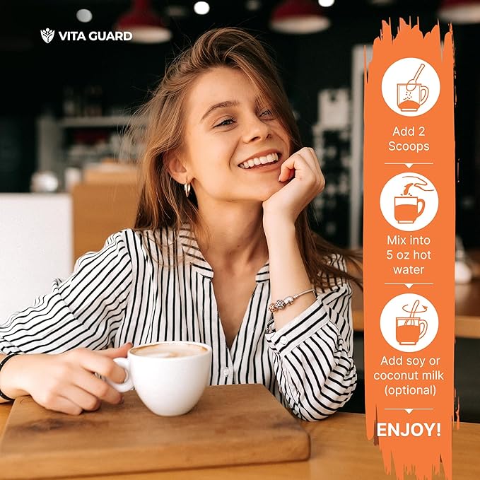 10-Mushroom Blend Coffee | Lion's Mane, Cordyceps, Reishi & More | Rich Arabica Instant Coffee with Coconut Powder | Boost Focus & Immune System