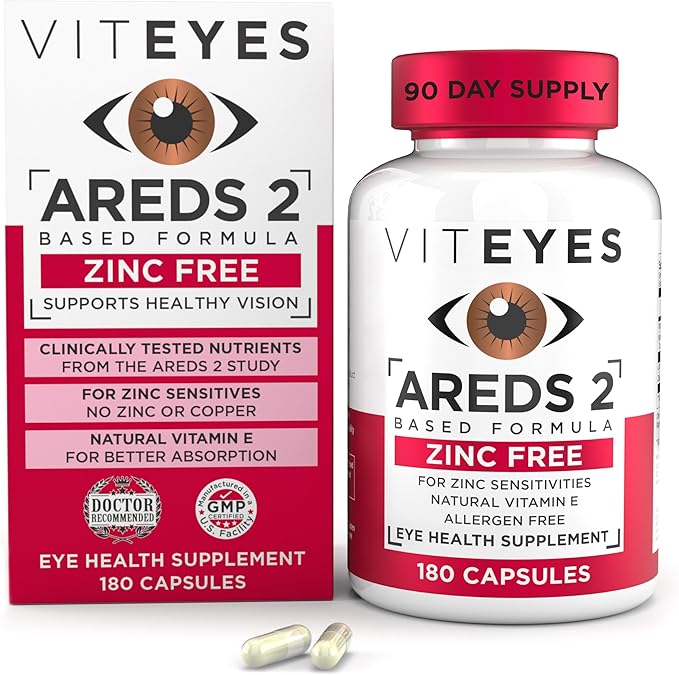 Viteyes AREDS 2 Zinc Free Macular 180 Ct