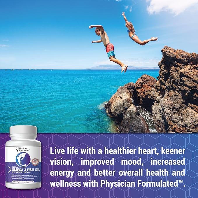 Fish Oil Omega 3 3000mg per Serving 915mg Epa, 630mg Dha, 2000mg Total 3 6 6 9 9 XL 180 Capsules