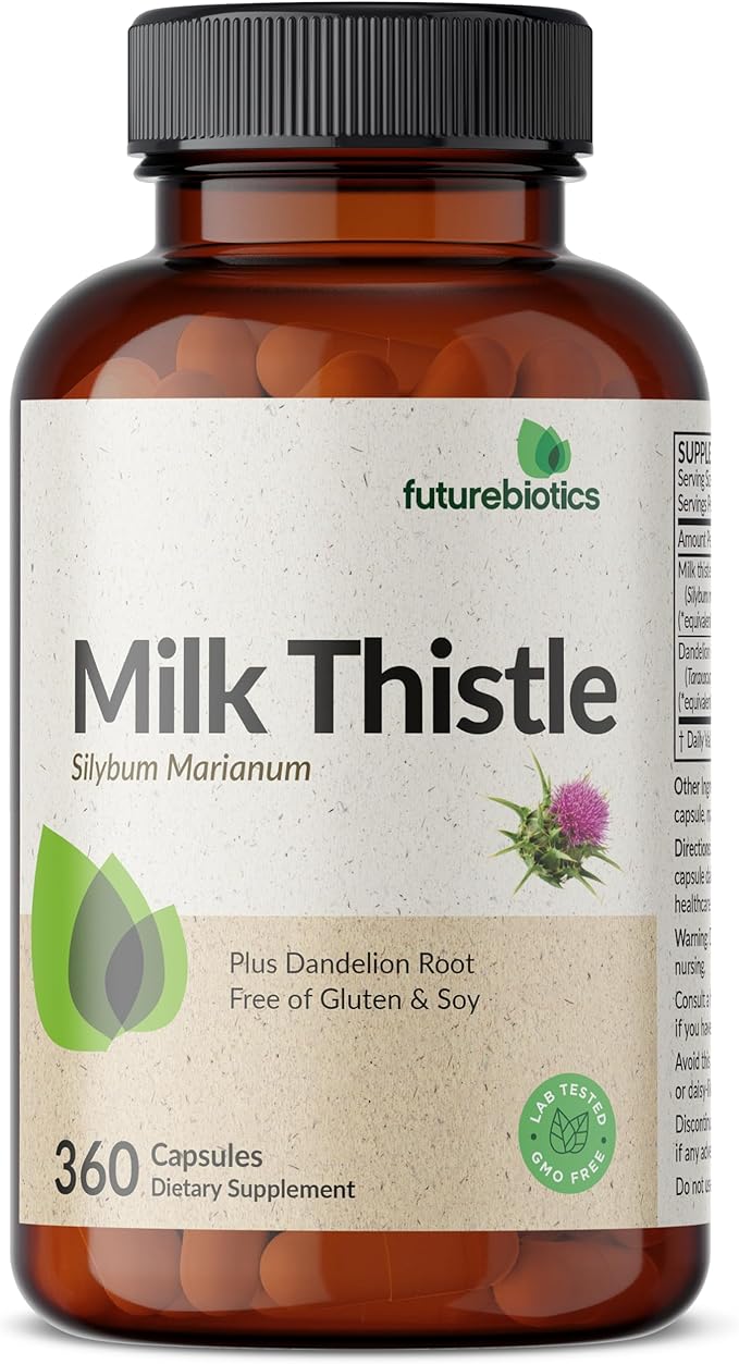 Futurebiotics Milk Thistle Silymarin Marianum & 360 Capsules