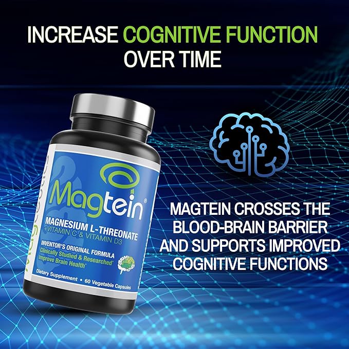 Magnesium L-Threonate, Improve Brain Health, Memory, 60 Veg (30 Days