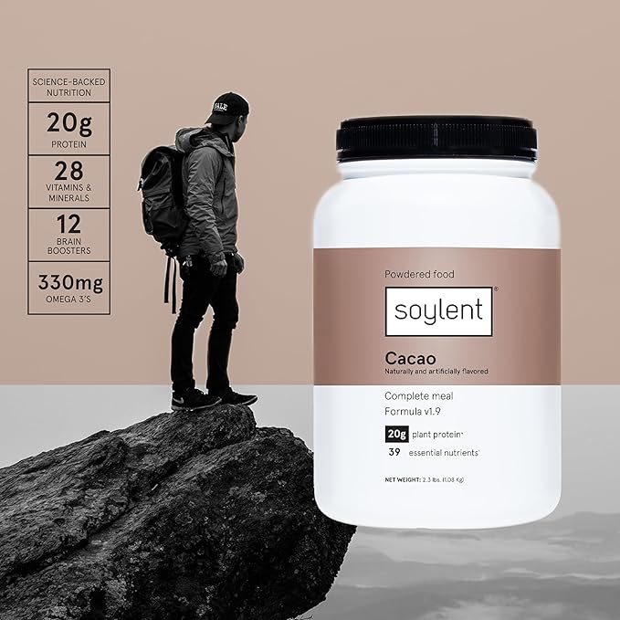Soylent Complete Nutrition Meal Replacement Protein 39 Essential 36.8oz