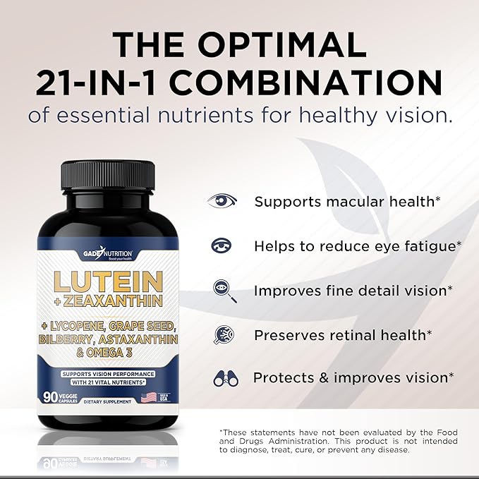 Lutein and Zeaxanthin Supplements 3, Resveratrol,