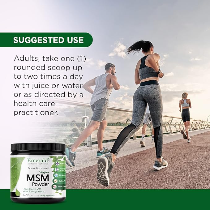EMERALD LABS MSM Powder 4,000 mg 8 Oz