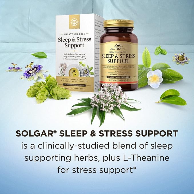 Solgar Sleep & Stress Support, 60 30 servings