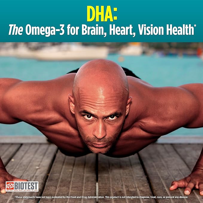 Biotest Flameout DHA-Rich Fish Oil 4200 mg 3-180 Softgels (60 Day
