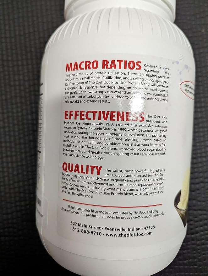 The Diet Doc Precision Protein Blend: 2.2lb (Vanilla