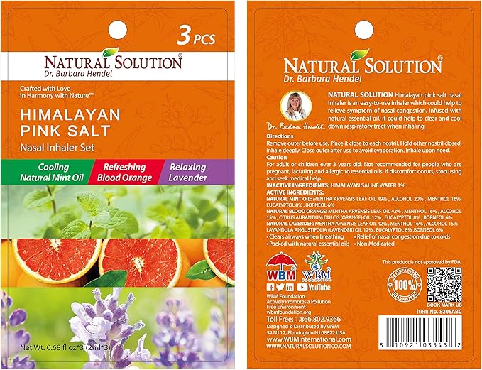 Natural Solution Himalayan Pink Salt Nasal -3 Pack