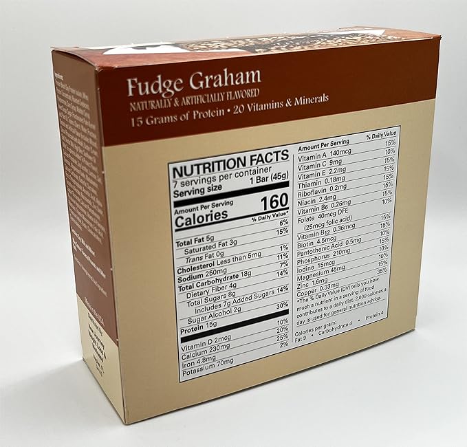 Fudge Graham Bar (7 bars/box)