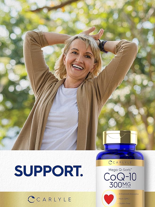 Carlyle CoQ10 300mg 120 Softgels Q-10 |