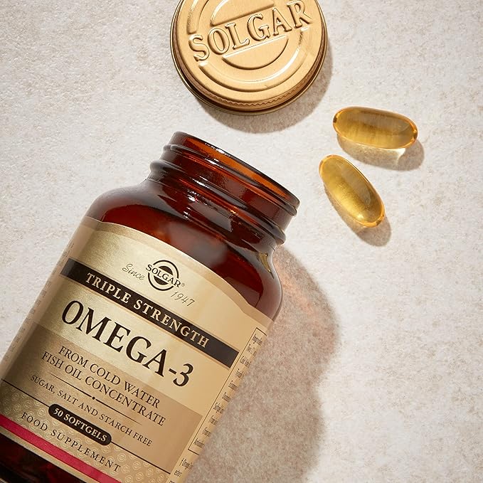 Solgar Triple Strength Omega-3 950 mg, 100 Softgels 100 Servings