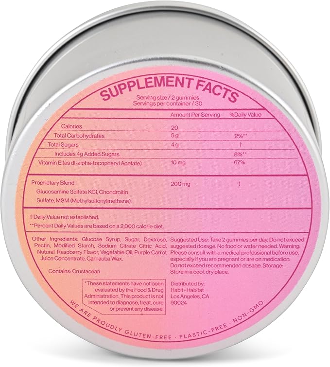 Joint Support Gummies for Pain Relief 60 Gummies