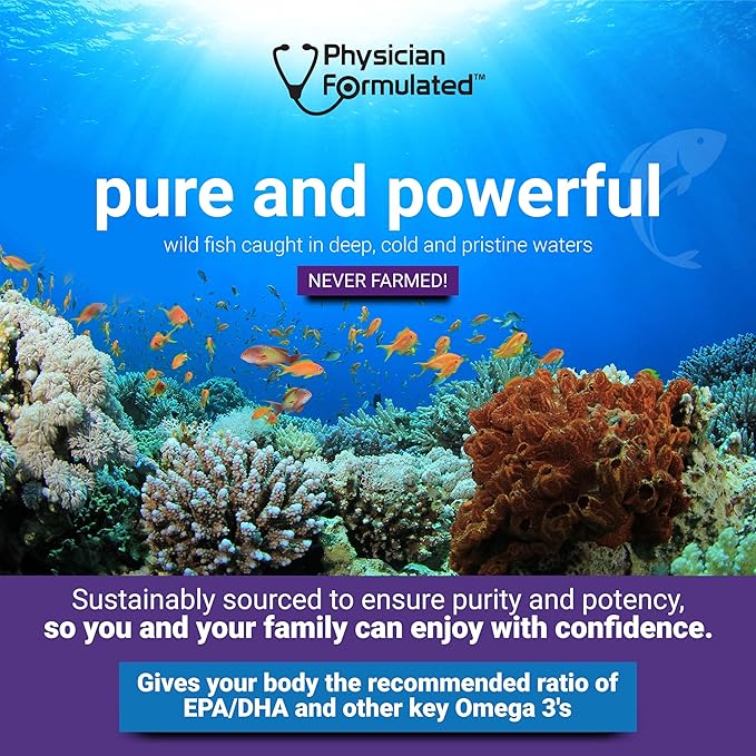 Fish Oil Omega 3 3000mg per Serving 915mg Epa, 630mg Dha, 2000mg Total 3 6 6 9 9 XL 180 Capsules