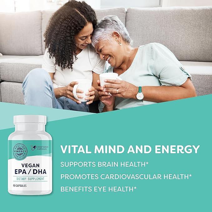 Vimergy Vegan EPA/DHA, 30 Servings –Algal 3 Fatty (90 Count)