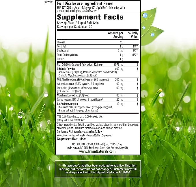 Irwin Naturals Daily Gentle Cleanse 60 Liquid