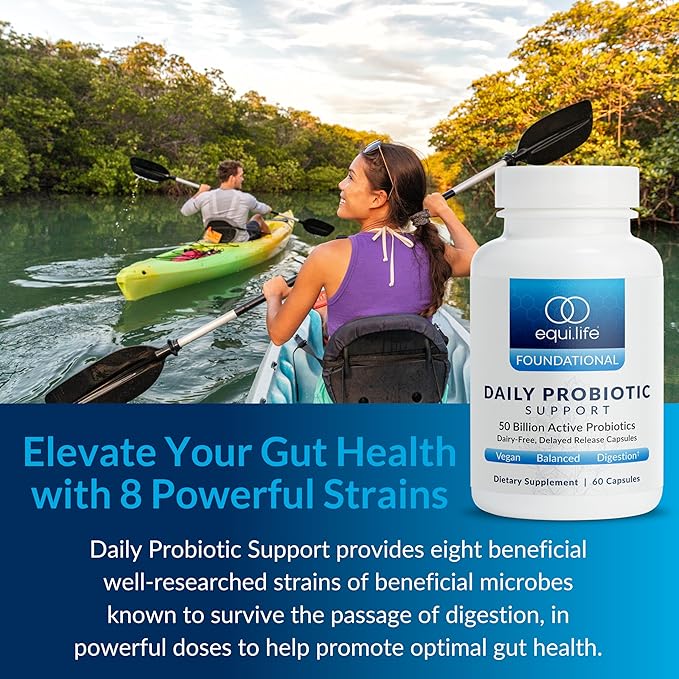 Equilife - Daily Probiotic Support, Probiotics (60 Capsules)