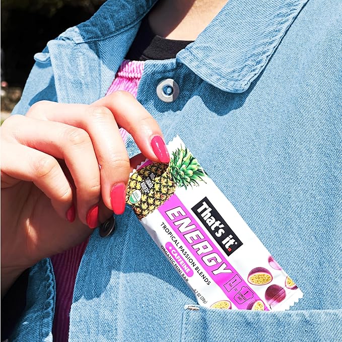 That's it. Fruit Blends Energy Bar - 18 Count Variety Pack (6 each of Tropical Passion, Mango Lime, Pina Colada)