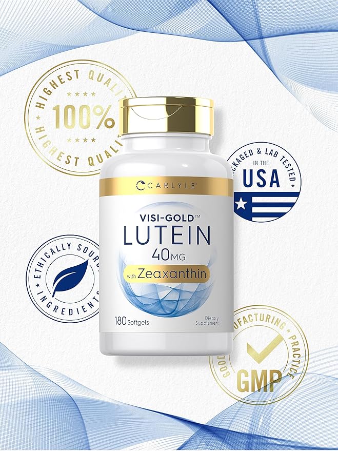 Carlyle Lutein and Zeaxanthin 40 mg 180 Softgels