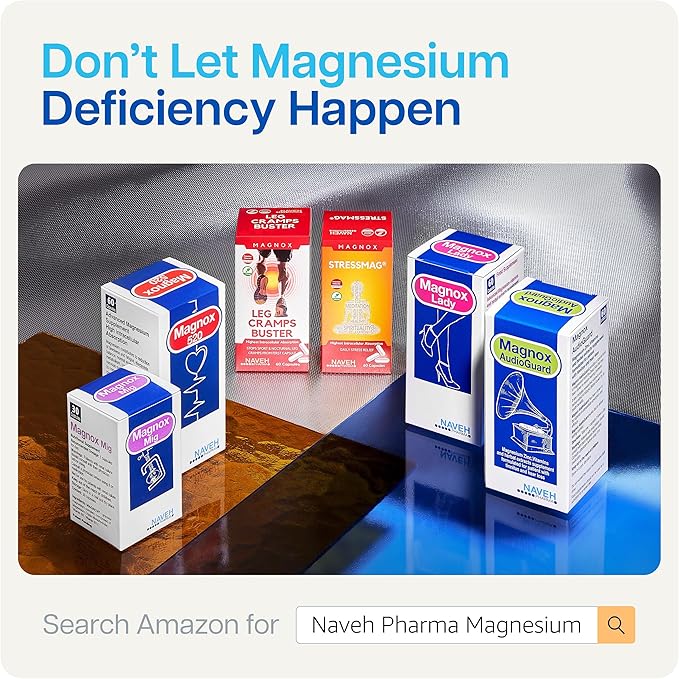 MAGNOX Lady Magnesium Supplement B6, B1, B1, B12, B12, D, 60 Capsules