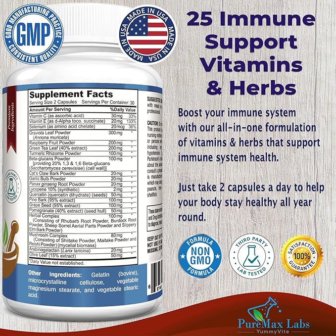 Immune Support Formula 25 Immune 60 Capsules