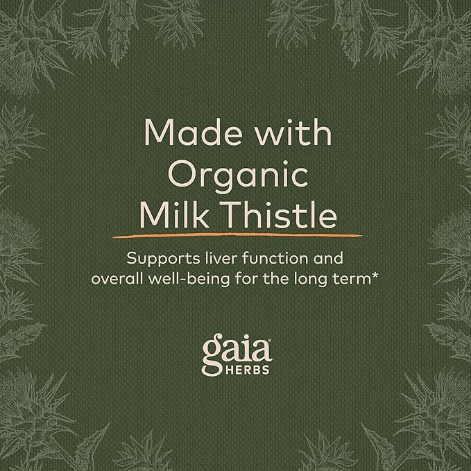 Gaia Herbs Milk Thistle 120 Vegan (40-Day Supply)