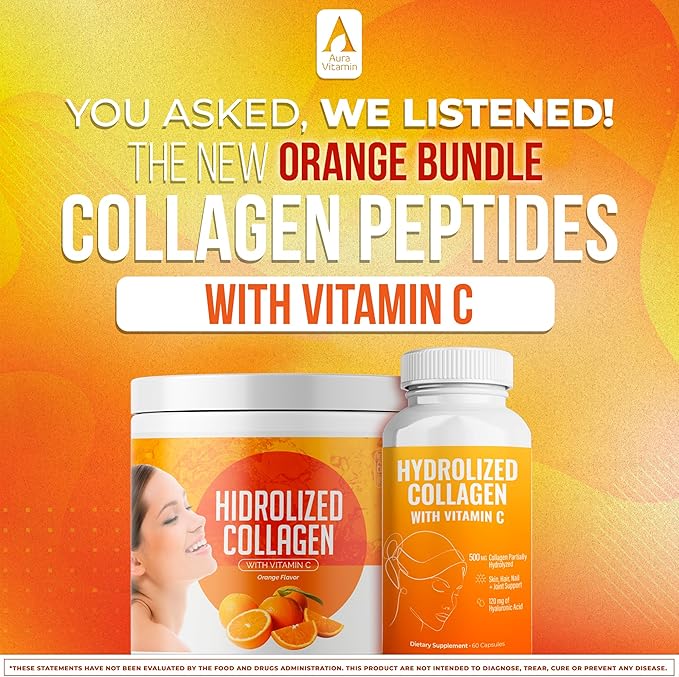 Hydrolyzed Collagen Powder Supplement 200gr (Bundle 2)
