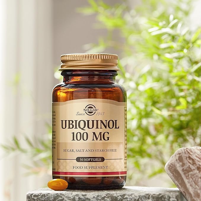 Solgar Ubiquinol 100 mg, 50 Softgels - Advanced Antioxidant Support - Reduced Coenzyme Q10 (CoQ-10) - Gluten Free, Dairy Free - 50 Servings