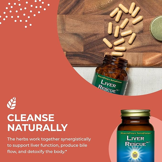 HEALTHFORCE SUPERFOODS Liver Rescue 60 Capsules