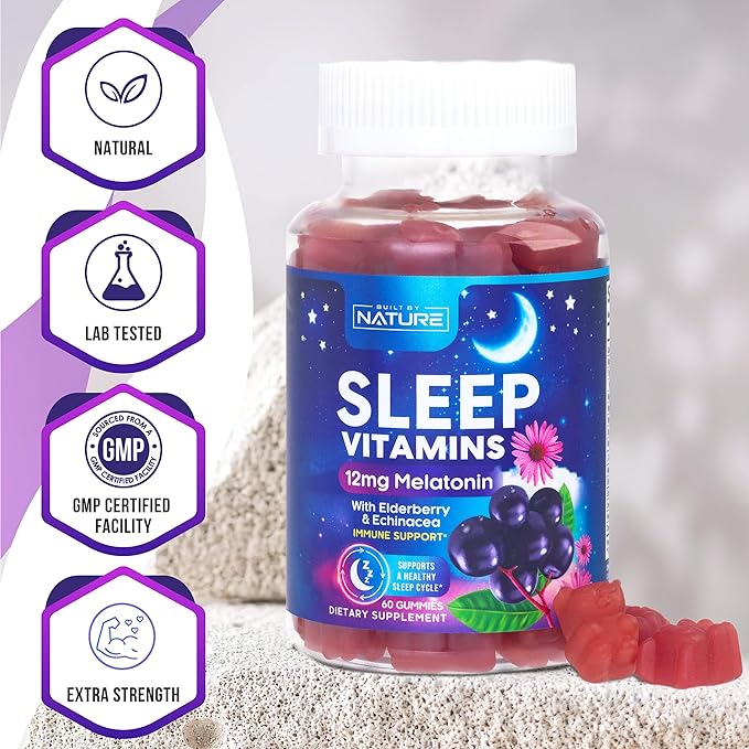 Melatonin Gummies 12mg 60 Gummies