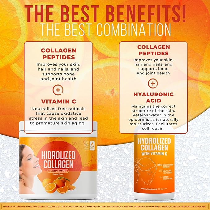 Hydrolyzed Collagen Powder Supplement 200gr (Bundle 2)