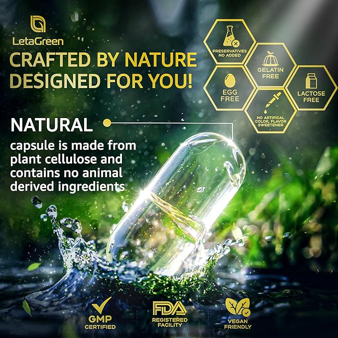 Organic Lions Mane Supplement Capsules 120 Real