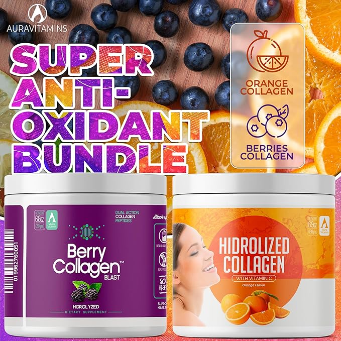 Hydrolyzed Collagen Powder Supplement 200gr (Bundle)