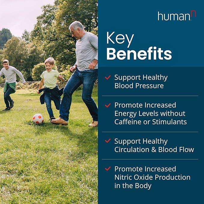 humanN SuperBeets Beet Root Powder - Non-GMO Beetroot Superfood - Nitric Oxide Supplement for Heart Health, Circulation & Blood Pressure Support - Black Cherry, 30 Servings