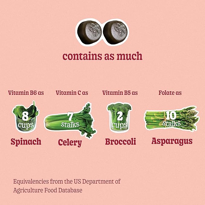 8Greens Daily Greens Gummies B12, Spirulina, 50 Vegan