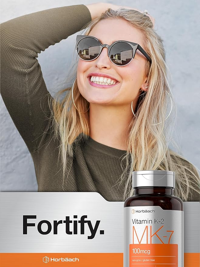 Horbäach Vitamin K2 MK7 100mcg 250 Softgels